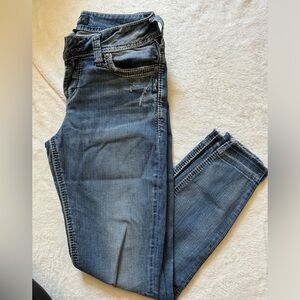 Silver jeans